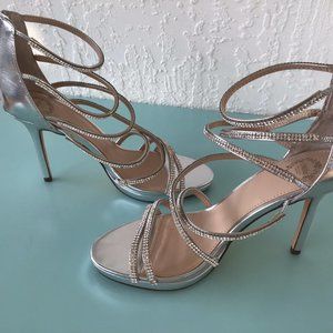 I. Miller Womens Romily Zip Open Toe Cone Heel Pumps Size 8M